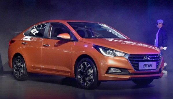 Седан Hyundai Verna нового поколения