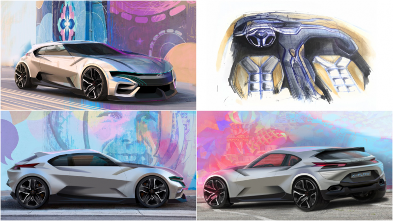 Не по зубам «АвтоВАЗу»: Уникальный концепт LADA X-Flow показал дизайнер