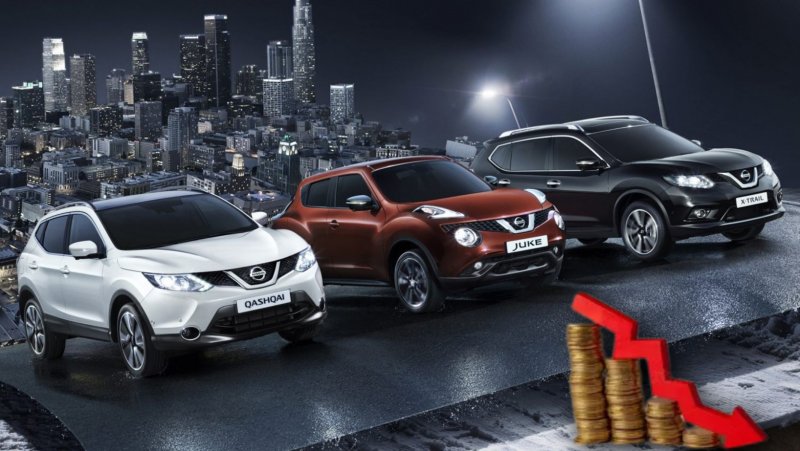 Модельный ряд Nissan дешевеет, чтобы сократить свои ряды. Коллаж: Driver-News