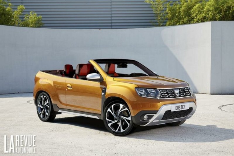 Range Rover останется не у дел: Кабриолет Renault Duster показан на рендерах